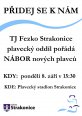 NÁBOR NOVÝCH PLAVCŮ - sezóna 2025/2026